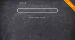 Desktop Screenshot of just-sbs.de
